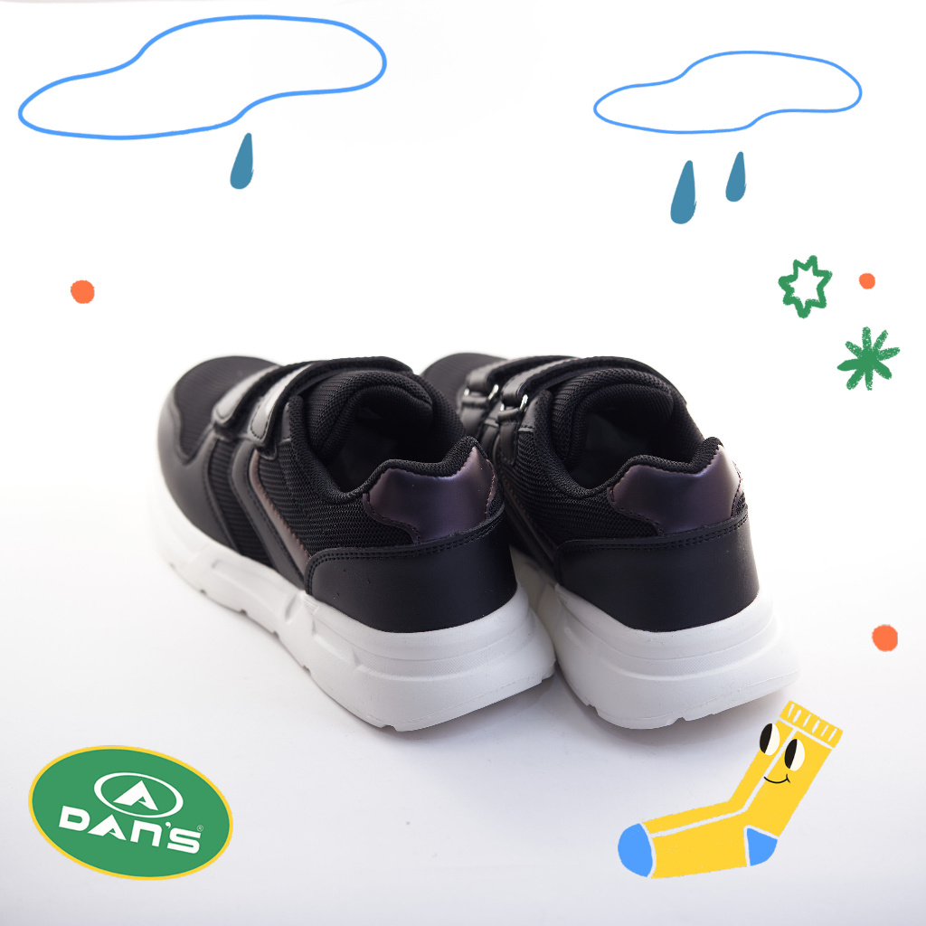 Dans Reigo Sepatu Sneakers Anak Laki-Laki - Black