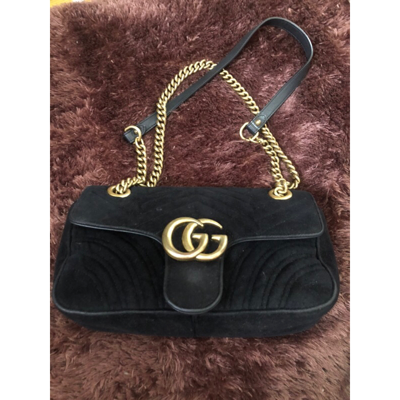 Gucong Marmont Black suede