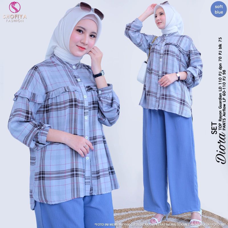 DIORA/SYAHILA SETELAN BAJU WANITA BY SHOFIYA SFS