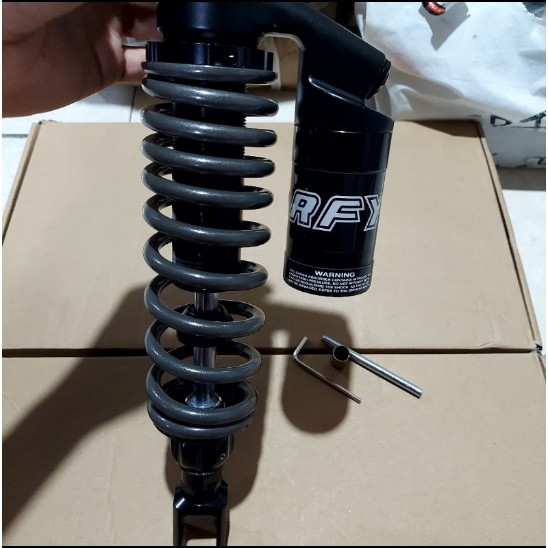 Shockbreaker tabung atas vario mio beat model RFY klik 330mm grey
