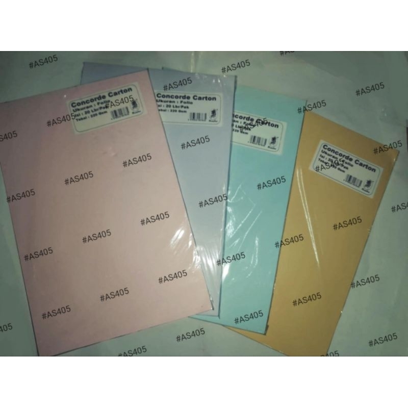 

Kertas Concorde / Kertas Sertifikat Piagam Folio 220 gsm (1 pak)