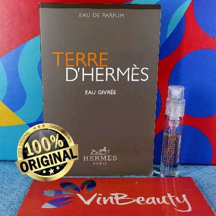 Vial Parfum OriginaL Terre Eau Givree EDP 2 ml For Men Murah