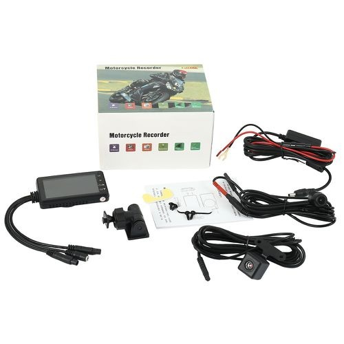 Motorcycle Action Sport Camera HD Recording with 3-inch LCD Display
