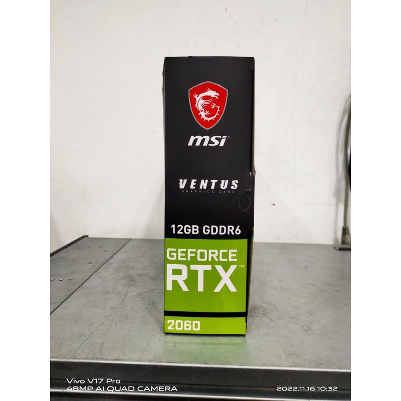 VGA MSI GEFORCE RTX™ 2060 VENTUS 12GB 192 BIT DDR6