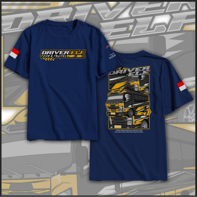 KAOS DRIVER ELF TOUR DAN TRAVEL