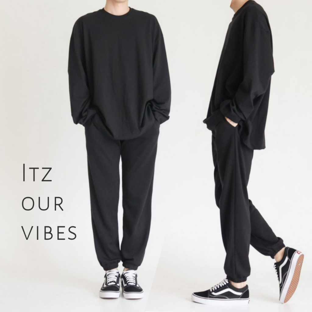 Kaos Lengan Panjang Pria Korean Style