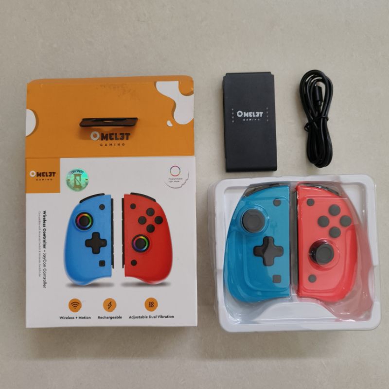 Omelet Gaming Wireless Controller Joycon Bluetooth Nintendo Switch Preloved