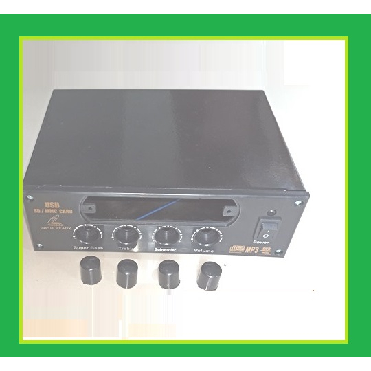 Box amplifier support MP3 MP4 Subwoofer 2.1 Ch