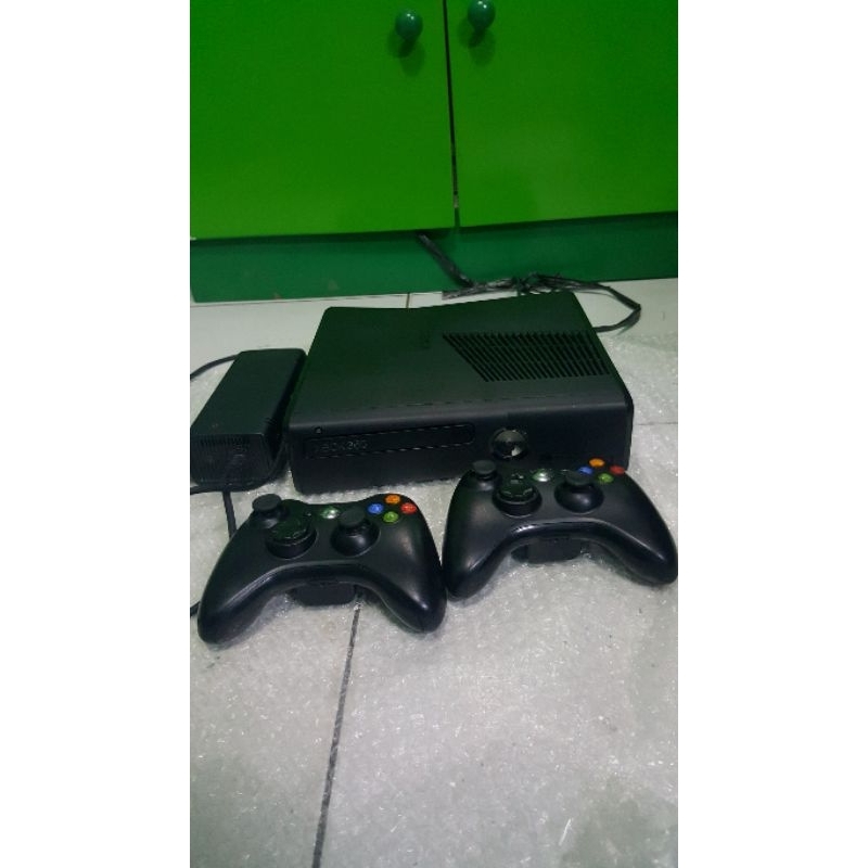 Xbox x box slim 360 500 giga fullgame mantap mulus no minus maknyusss