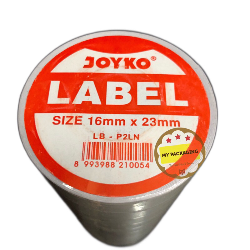 Label Rol 2 Line (10Rol) JOYKO 2 Baris untuk mesin harga MX-6600A