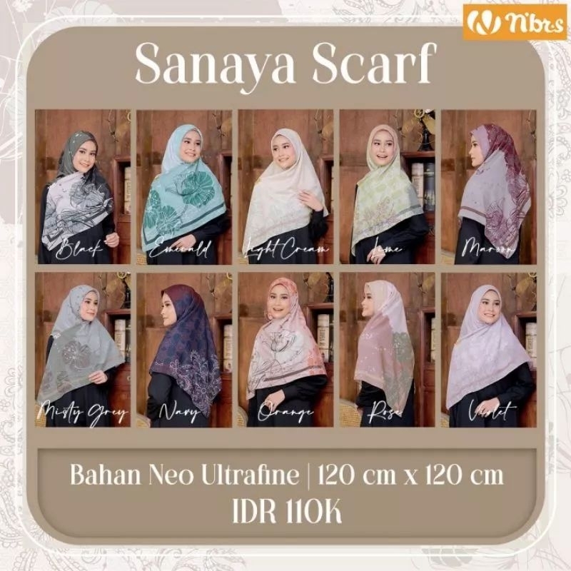 Sanaya Scarf  By Nibras