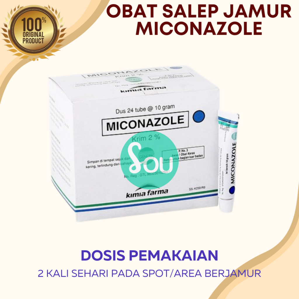 Obat Jamur Kucing Anjing Salep Oles Luka Infeksi Miconazole Nitrate 2%