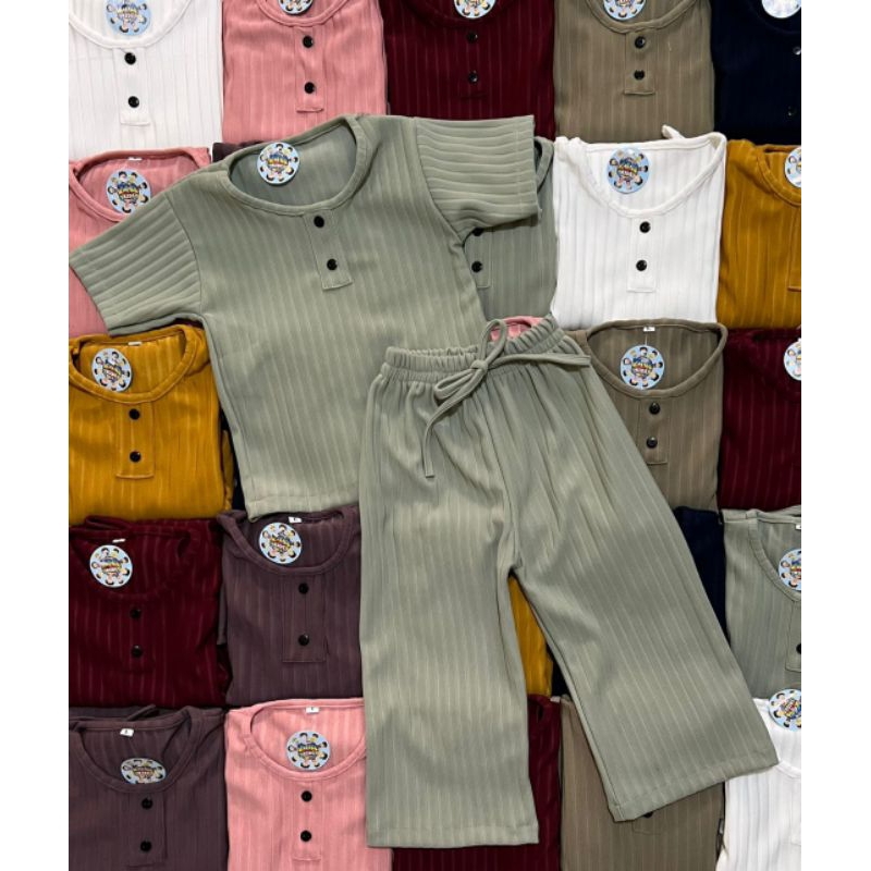 Set Hornet Knit Anak Setelan Rajut Anak Setelan Anak Perempuan Setelan Knit Anak