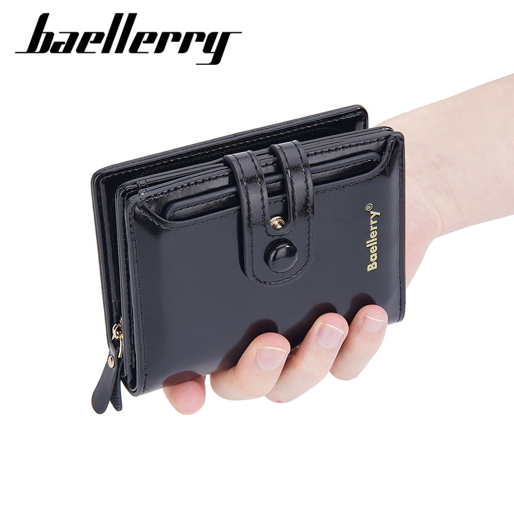 BAELLERRY N3255 Dompet Wanita Lipat Pendek Bahan Kulit PU Leather Premium WATCHKITE WKOS