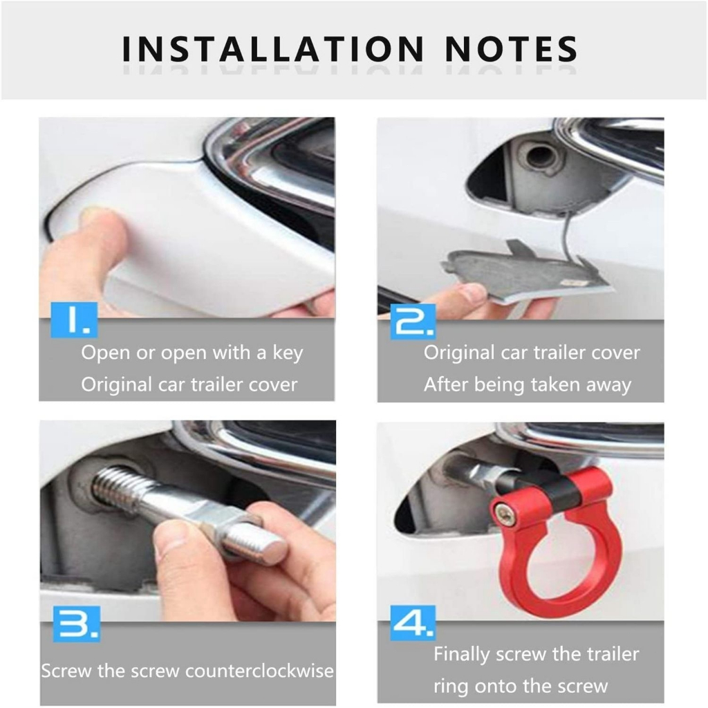 Towing Hook Mobil Besi Towing Hook Depan Derek Mobil Toyota Universal