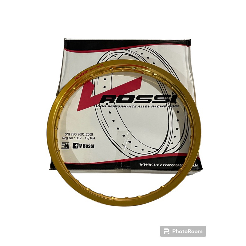 VELG ROSSI WM ALUMUNIUM PELEK RING VARIASI UK 140 160 RING 17 UNIVERSAL