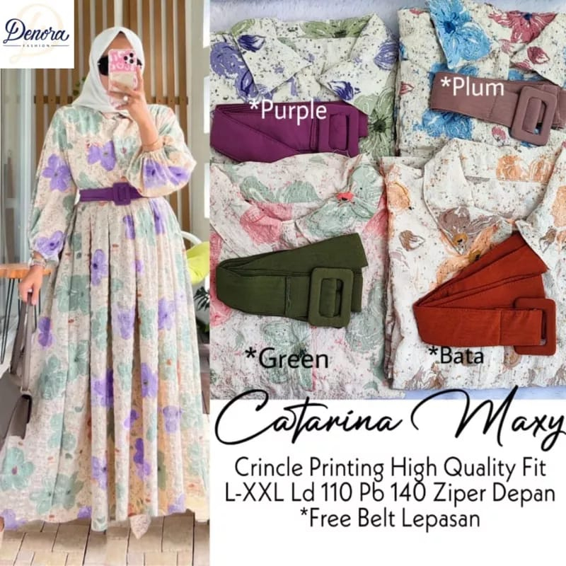 CATARINA MAXY CRINKEL MOTIF BUNGA