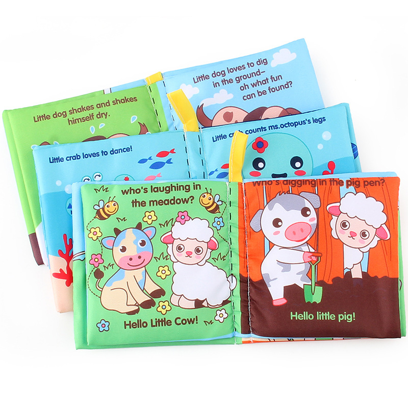 Mae Salong Fabric Book / Buku Kain Bayi / Early Education Enlightening Education / Buku Cerita Bayi