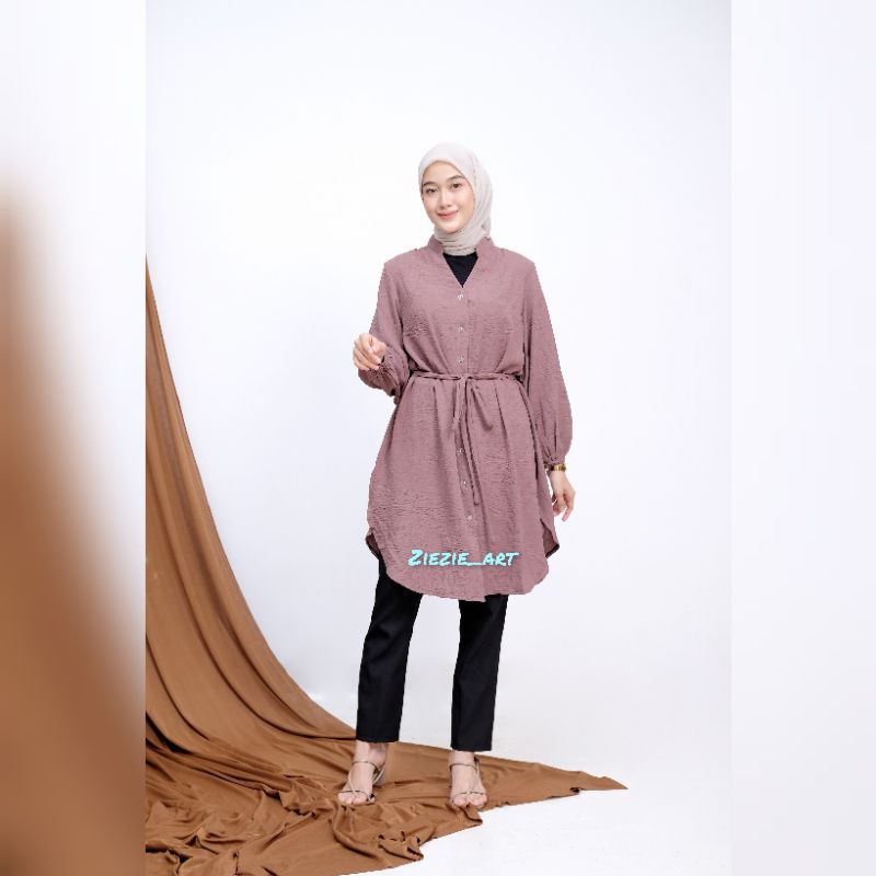 Tunik INARA-Tunik MEISA-Tunik polos premium-Long tunik-Tunik jumbo.