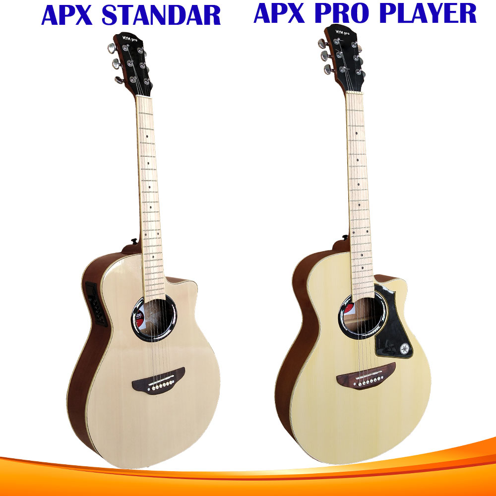 Gitar APX Custom Akustik Elektrik EQ 7545R Neck Utuh