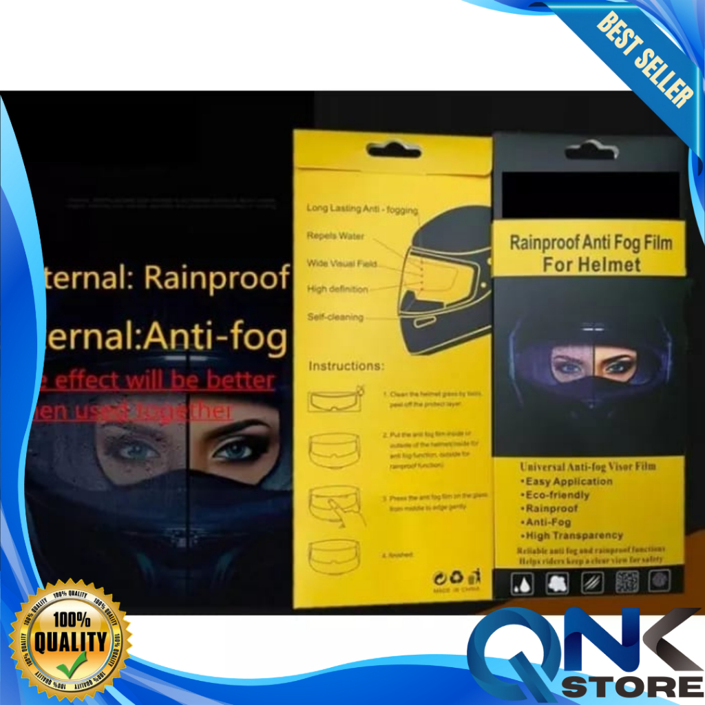 Anti Fog Helm Kaca Helm Anti Kabut Kaca Helm