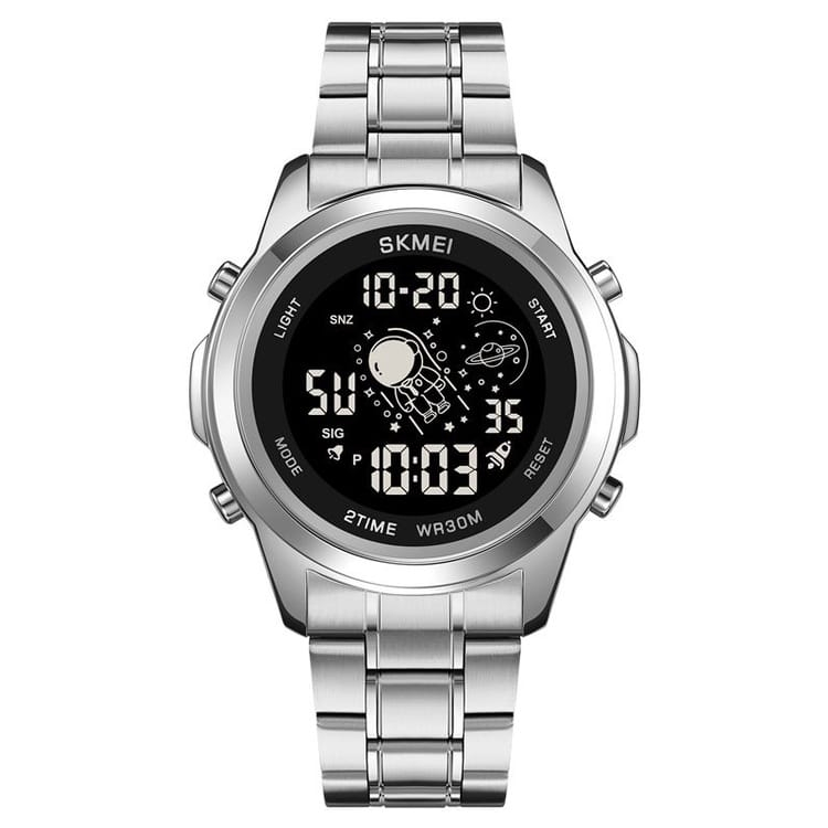 JAM TANGAN SKMEI 2019//JAM TANGAN DIGITAL STAINLESS STEEL TERBARU//JAM TANGAN PRIA ORIGINAL STAINLESS STEEL/WATERRESISTENT