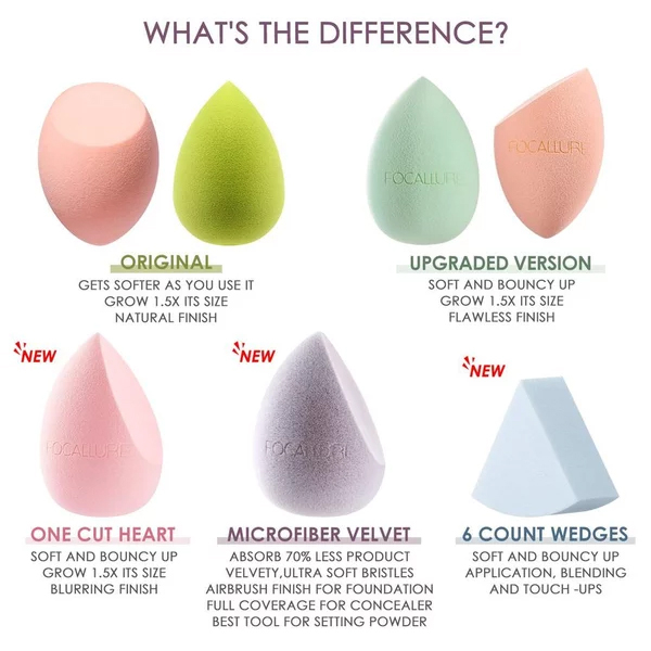FOCALLURE Beauty soft spons for Foundation / Powder