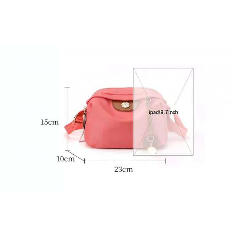 (PINK_IMP)  Colorfull New Import Tas Fashion Wanita. 23x15 Emboss Anti AIr Muat Banyak