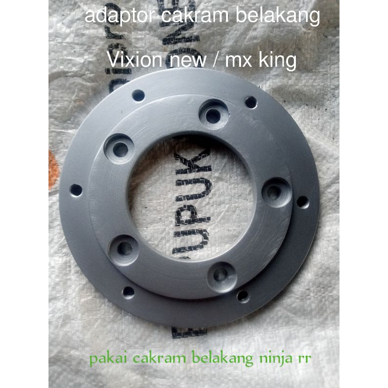 adaptor cakram belakang Vixion new MX king pakai cakram belakang ninja rr