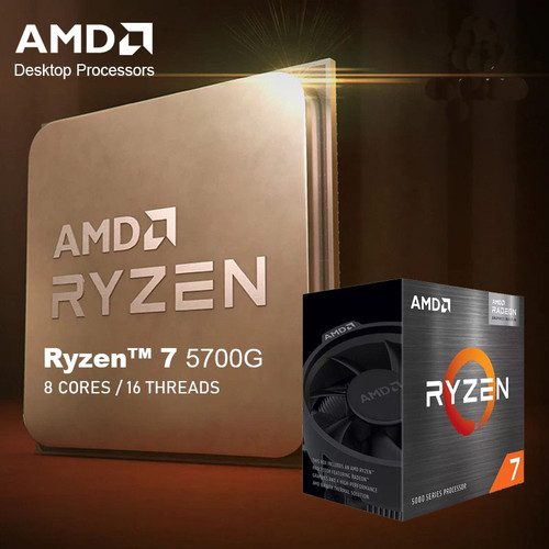 Processor AMD AM4 Ryzen 5 5700G Wraith Cooler