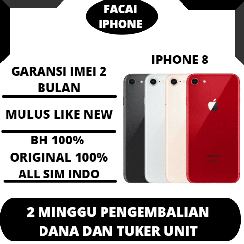 Iphone 8 256GB / 64GB Second/bekas Original 100% Fullset / mulus like new 99%