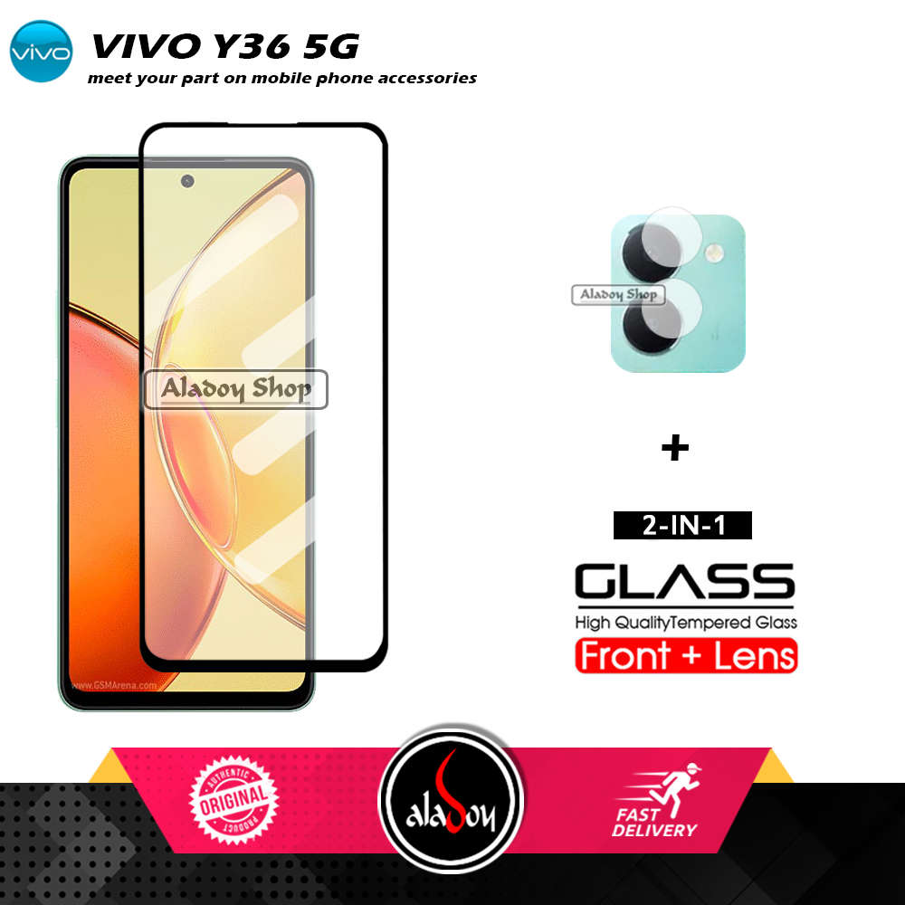 Tempered Glass Layar Vivo Y36 5G + Tempered Glass Camera