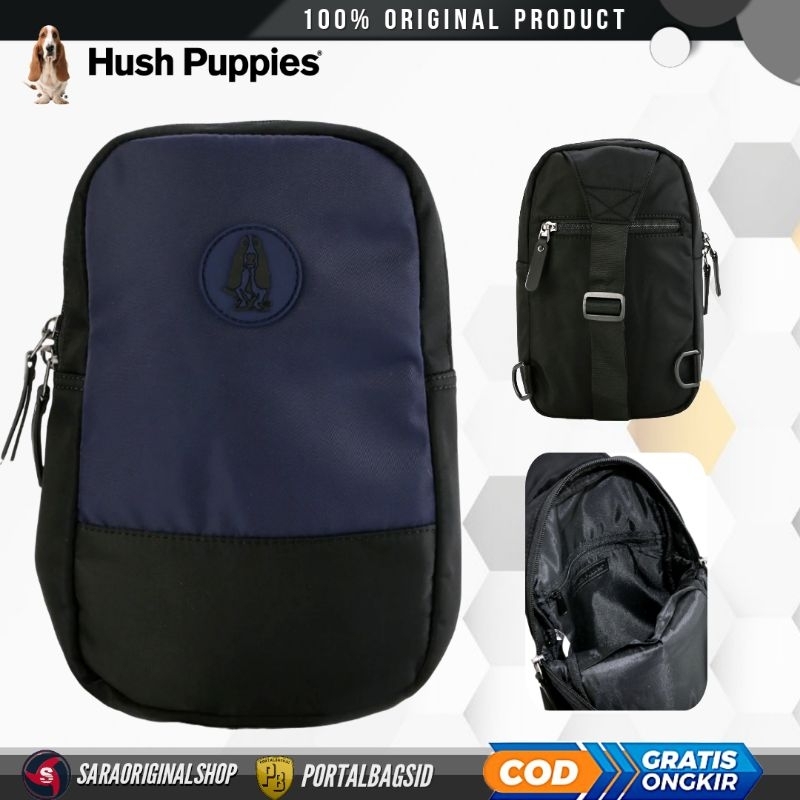 Hush Puppies Chest Bag 201 Tas Selempang Pria Original