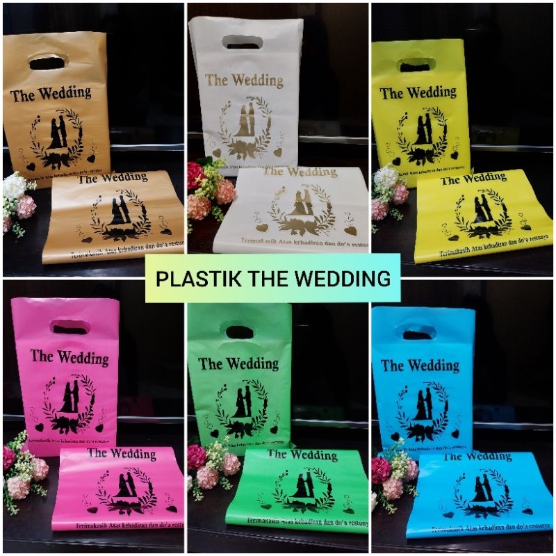 (isi 10 pcs) Plastik Wedding/Plastik Hidangan/Plastik Hajat/Plastik Sablon/Plastik syukuran/20x30/25