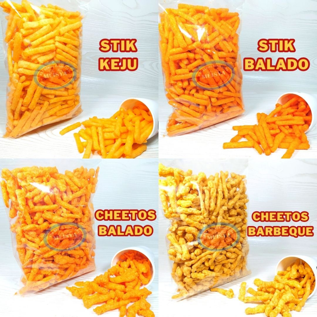 

Snack Kiloan / Stik Balado Keju / Twis Cheetos Balado bbq