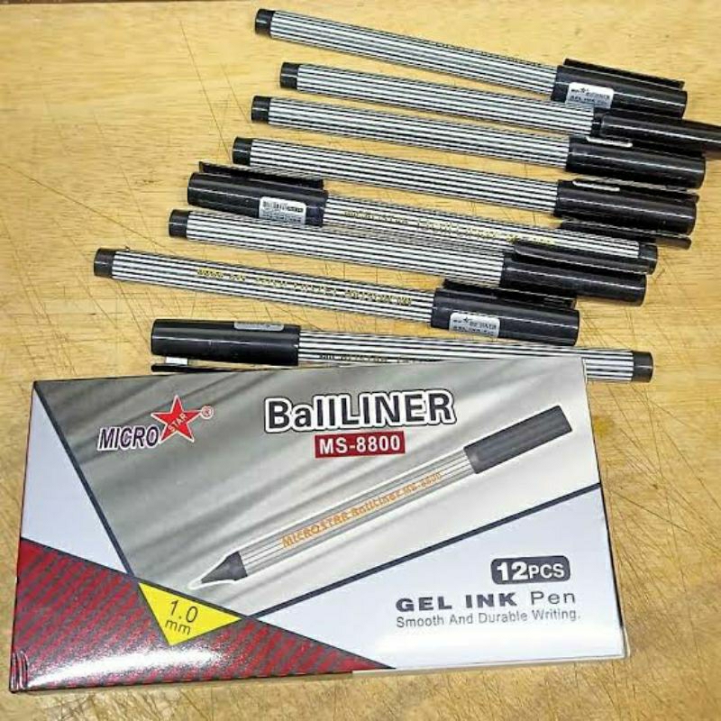 

[ LUSIN ] PULPEN MICROSTAR MS-8800 BALLINER / SIGN PEN 1. 0MM