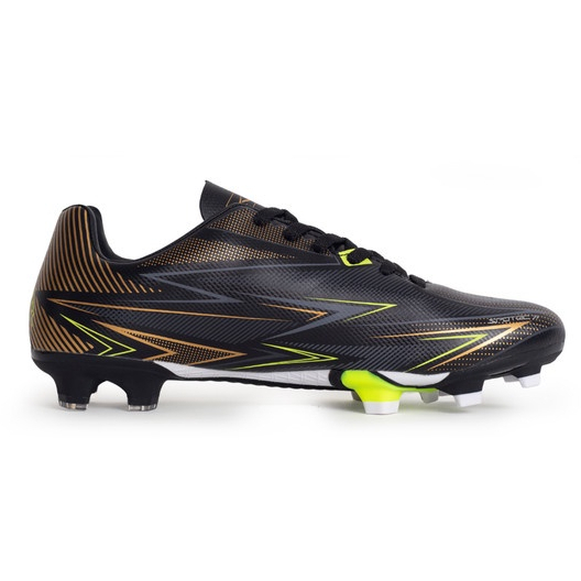 SPOTEC Sepatu Soccer Velocity Soccer HITAM EMAS / Sepatu Bola Soccer