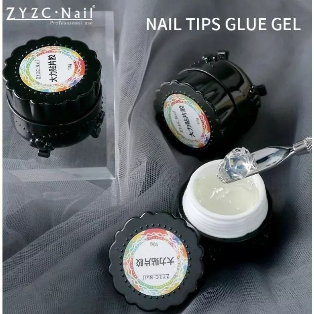 ￼ZYZC Glue Nail Tip For Nail Extension 10G/ Nail Gel Glue untuk Kuku Palsu