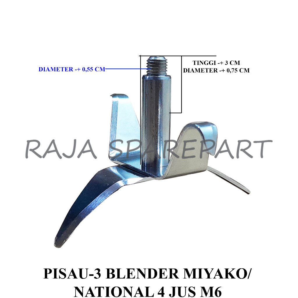 PISAU-3 BLENDER MIYAKO/NATIONAL 4 JUS M6