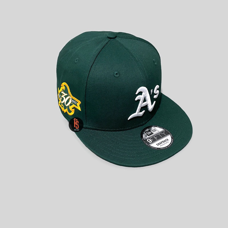 TOPI NEW ERA ORIGINAL 950 TEAM SIDE OAKLAND ATHLETICS GREEN