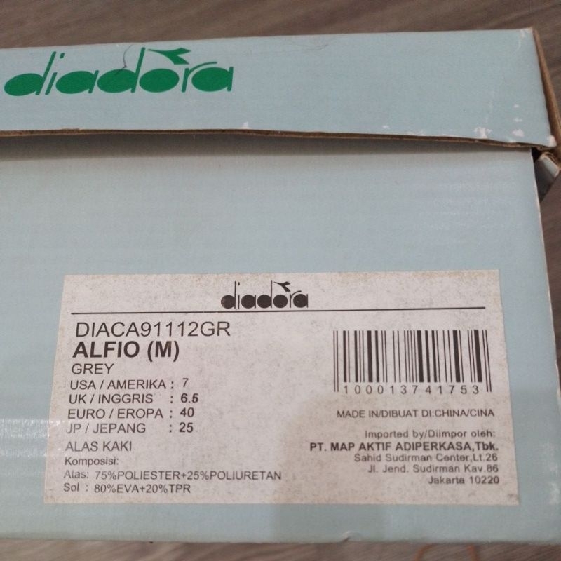 sepatu diadora Alfio (M)