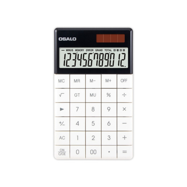 

Jual OSALO Kalkulator / Calculator Modern 12 Digit - Putih Diskon