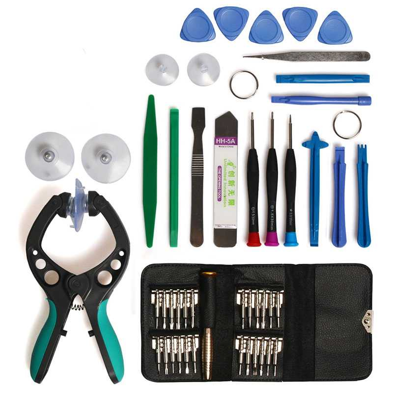 Reparasi Smartphone 45 in 1 Repair Tools Set Peralatan Reparasi Alat Elektronik Handphone Tablet Laptop