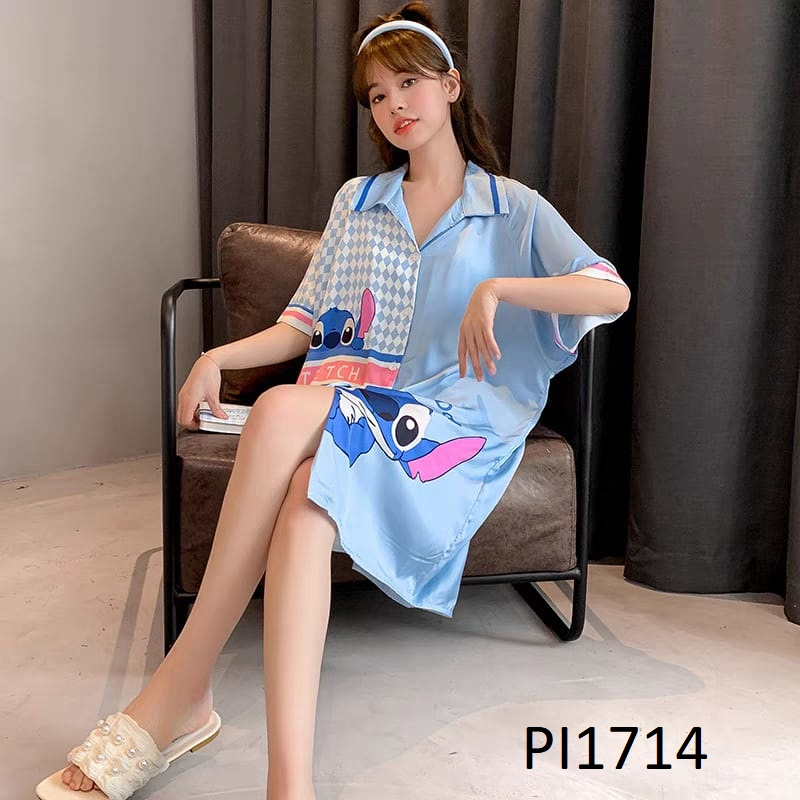 PIYAMA DASTER SUTERA WANITA PI1714