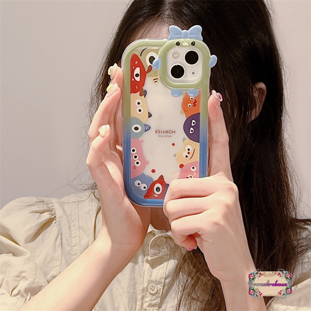 SS807 SOFTCASE SILIKON MOTIF KARTUN MONSTER KECIL FOR INFINIX SMART 5 6 7 HOT 9 10 11 PLAY 12I 20 4G 20I 20 PLAY 30 30I 30 PLAY SB5706