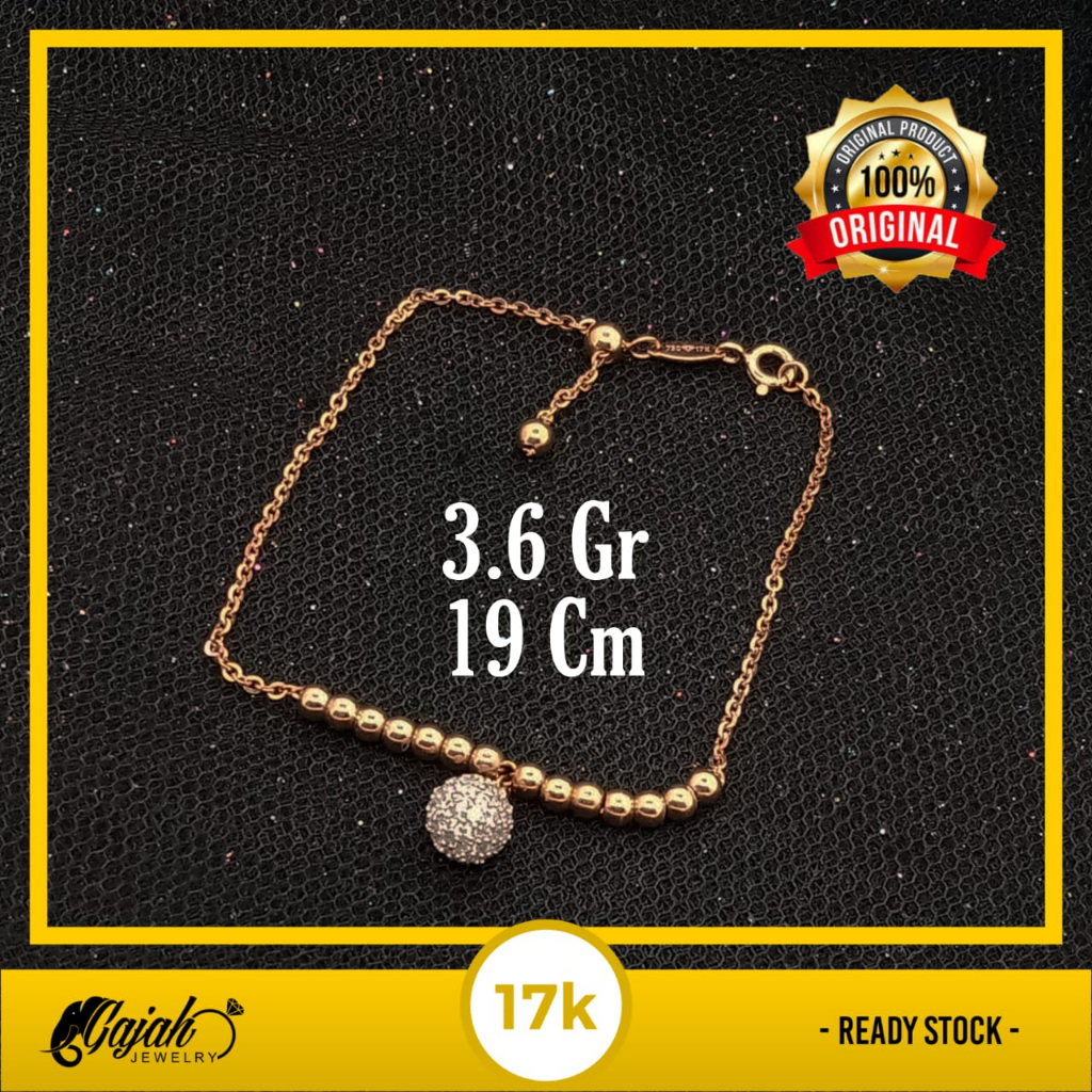 Gelang Emas 17K - 3.6 Gr Kadar 750 - 5352