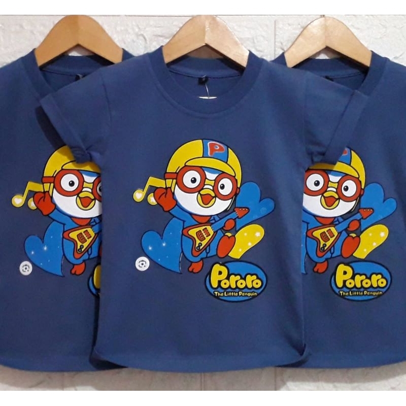 BAJU KAOS ANAK PORORO NINETEEN STAR