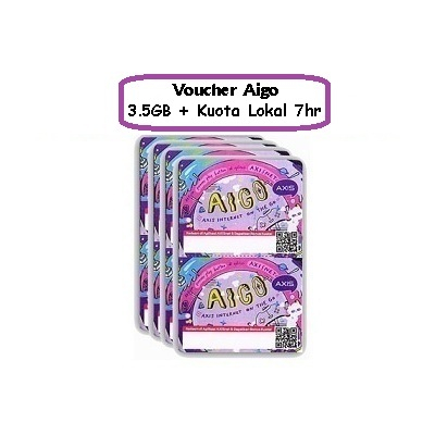 Voucher Axis 3.5gb + kuota lokal 7hr