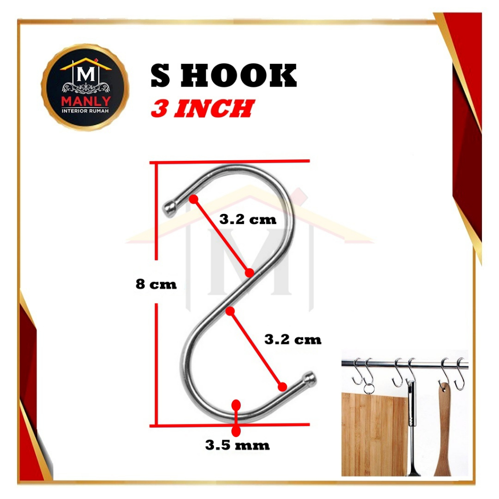 Gantungan Serbaguna Model S - Hook S TERMURAH!!!