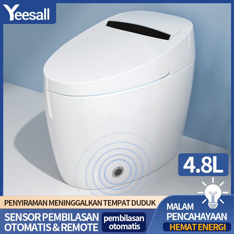 Automatic Smart Closet Toilet KlosetDuduk Europe Toilet / Kloset Duduk Putih / Kloset Duduk